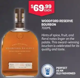 Bottlemart Woodford Reserve Bourbon offer