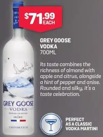 Bottlemart Grey Goose Vodka offer