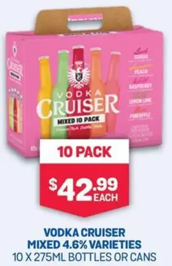 Bottlemart VODKA CRUISER MIXED offer