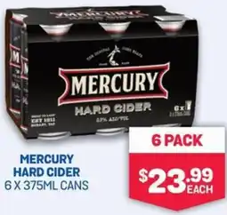 Bottlemart Mercury Hard Cider Cans offer