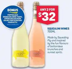 Bottlemart Squealini Wines offer