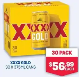 Bottlemart Xxxx Gold Cans offer