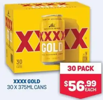 Bottlemart Xxxx Gold Cans offer