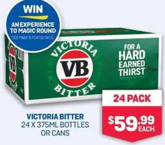 Bottlemart Victoria Bitter offer