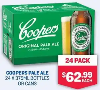 Bottlemart Coopers Pale Ale  Bottles offer