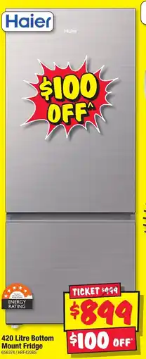 JB Hi-Fi Bottom Mount Fridge offer