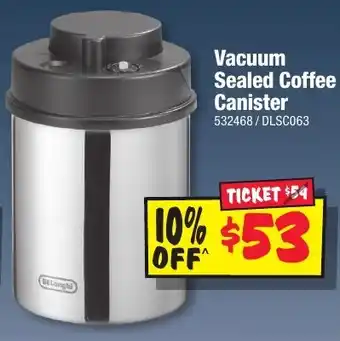 JB Hi-Fi Vacuum Sealed Coffee Canister offer