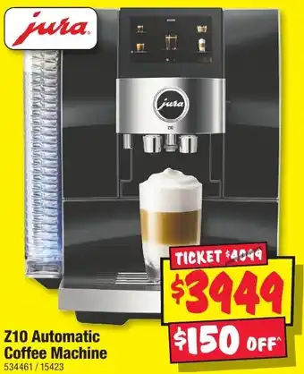 JB Hi-Fi Z10 Automatic Coffee Machine offer