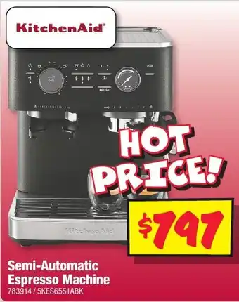 JB Hi-Fi Semi-Automatic Espresso Machine offer