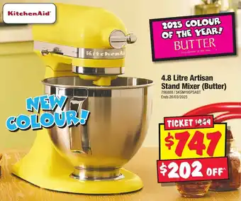 JB Hi-Fi Artisan Stand Mixer (Butter) offer