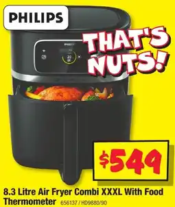 JB Hi-Fi Air Fryer Combi XXXL With Food Thermometer offer