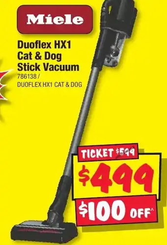 JB Hi-Fi Duoflex HX1 Cat & Dog Stick Vacuum offer