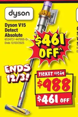 JB Hi-Fi Dyson V15 Detect Absolute offer