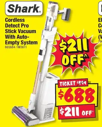 JB Hi-Fi Cordless Detect Pro Stick Vacuum With Auto- Empty System offer