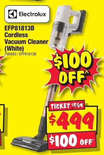 JB Hi-Fi Cordless Vacuum Cleaner (White) offer