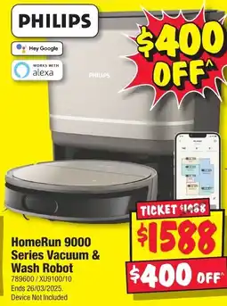 JB Hi-Fi HomeRun 9000 Series Vacuum & Wash Robot offer