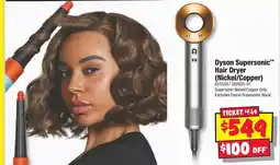 JB Hi-Fi Dyson Supersonic Hair Dryer (Nickel/Copper) offer