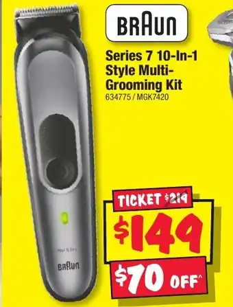 JB Hi-Fi Series 7 10-In-1 Style Multi- Grooming Kit offer