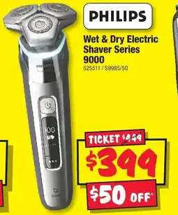 JB Hi-Fi Wet & Dry Electric Shaver Series offer