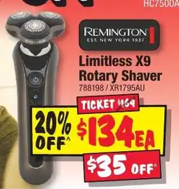 JB Hi-Fi Limitless X9 Rotary Shaver offer