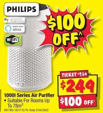 JB Hi-Fi 1000i Series Air Purifier offer