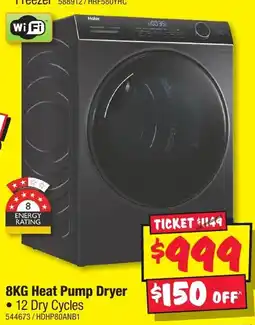 JB Hi-Fi Heat Pump Dryer offer