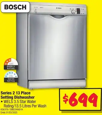 JB Hi-Fi Series 2 13 Place Setting Dishwasher offer