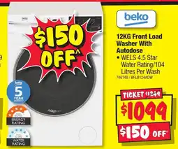 JB Hi-Fi Front Load Washer With Autodose offer