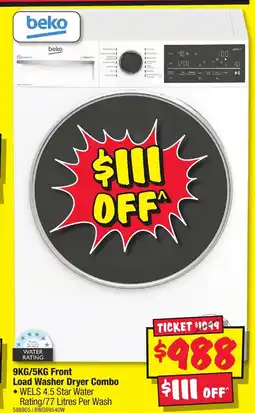 JB Hi-Fi Front Load Washer Dryer Combo offer