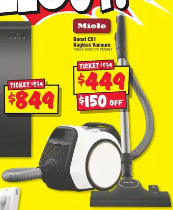 JB Hi-Fi Boost CX1 Bagless Vacuum offer