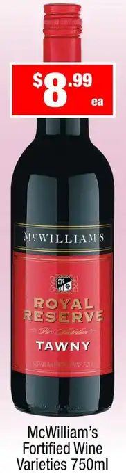 Liquor Stax McWilliam's Fortified Wine Varieties offer