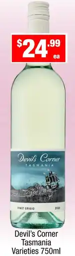 Liquor Stax Devil's corner tasmania varieties offer