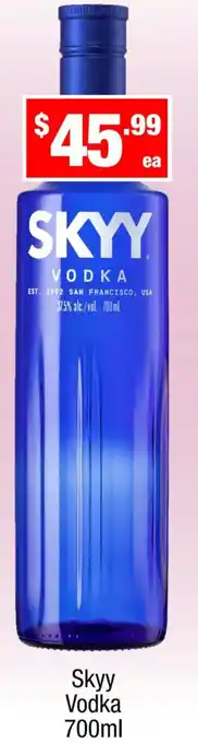 Liquor Stax Skyy Vodka offer