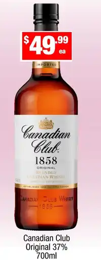 Liquor Stax Canadian Club Original 37% offer