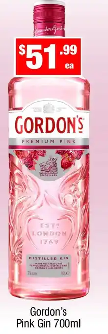 Liquor Stax Gordon's Pink Gin offer