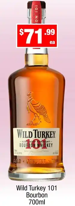 Liquor Stax Wild Turkey 101 Bourbon offer
