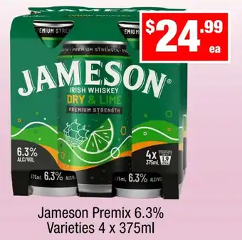 Liquor Stax Jameson Premix offer