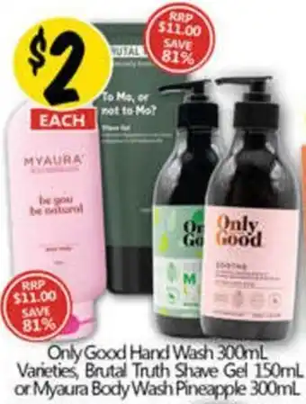 NQR Only Good Hand Wash offer