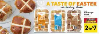 Spar A TASTE OF EASTER in every bun offer