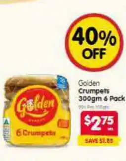 Spar Golden Crumpets offer