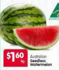 Spar Seedless Watermelon Australian offer