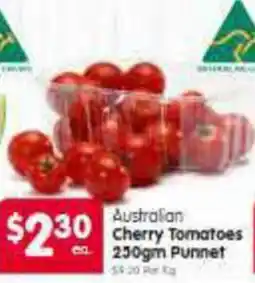 Spar Australian Cherry Tomatoes Punnet offer