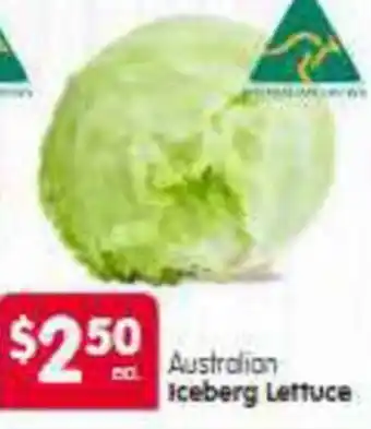 Spar Australian Iceberg Lettuce offer