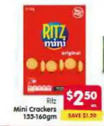 Spar Ritz Mini Crackers offer