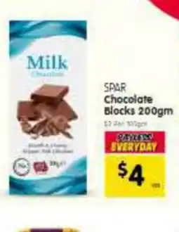 Spar SPAR Chocolate Blocks offer