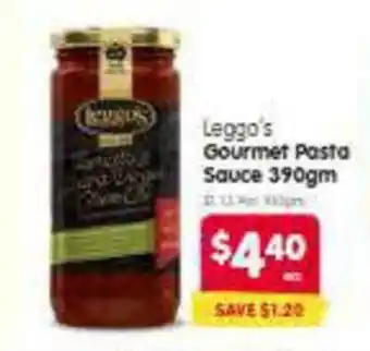 Spar Leggo's Gourmet Pasta Sauce offer