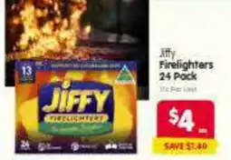 Spar Jiffy Firelighters offer