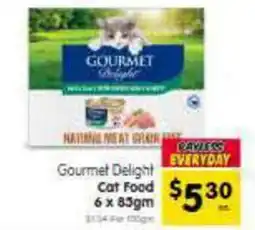 Spar Gourmet Delight Cat Food offer