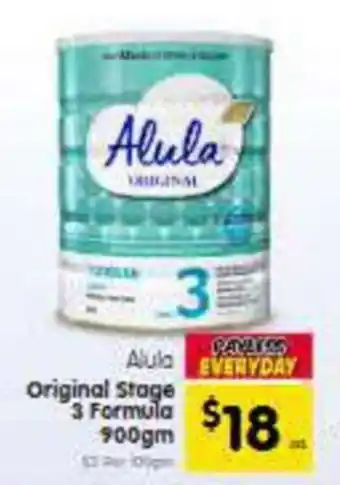 Spar Alula Original Stage 3 Formula offer