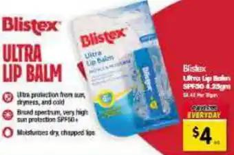 Spar Hisex Ultra Lip Balm SPF30 offer